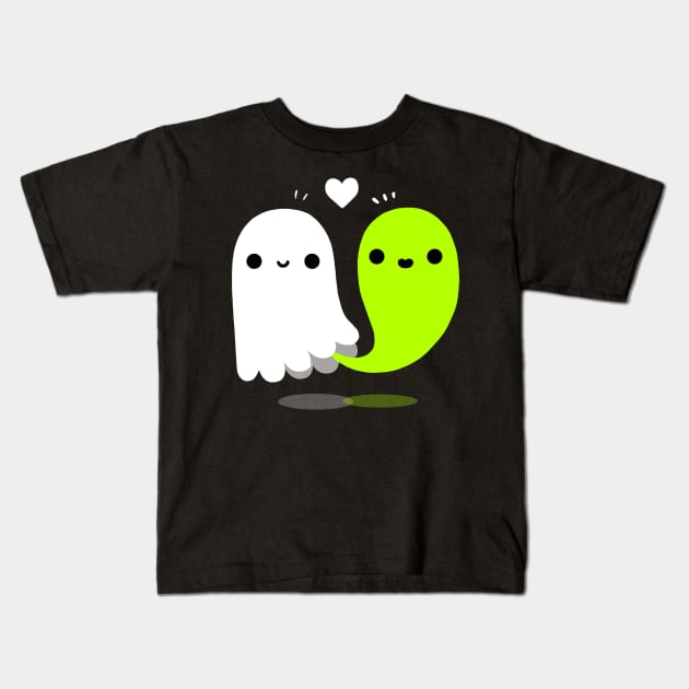 Fartom love - Phantom Cute Ghost - Funny Love Kids T-Shirt by BlancaVidal